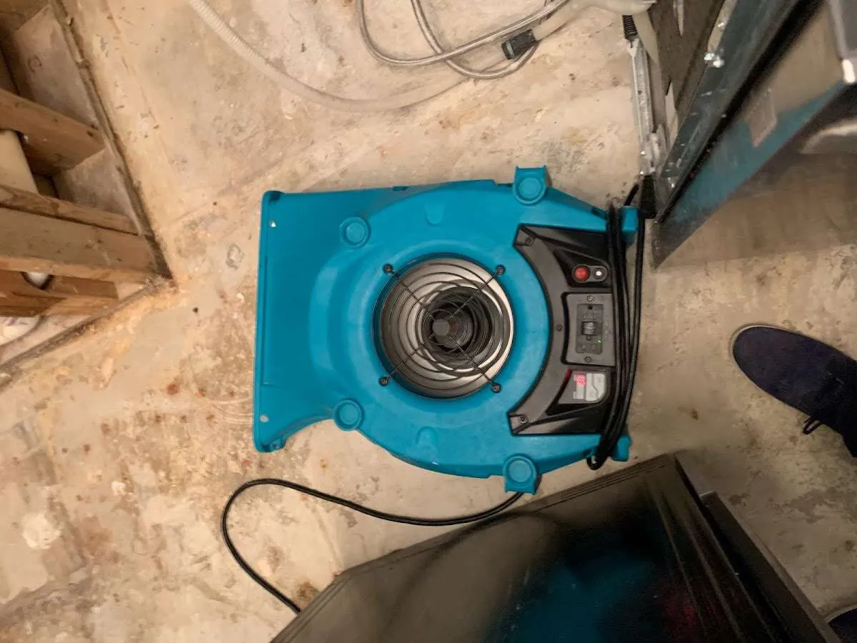 Air mover drying equipment for Fire & Smoke Damage Restoration in Flowood